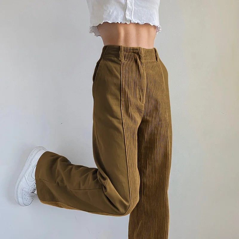 Vintage Patchwork Corduroy Hose