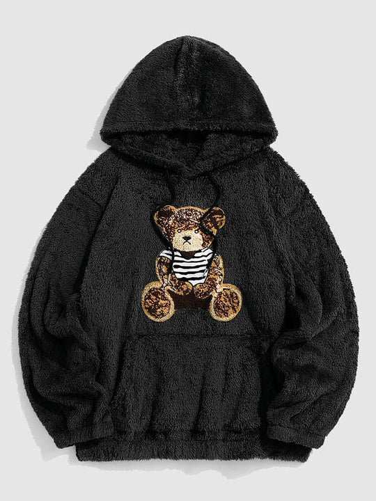 Heidi-Mode - Lässiger Winter Flauschiger Teddy Hoodie für Männer