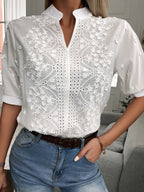 Heidi-Mode - Elegantes Top Mit V-Ausschnitt