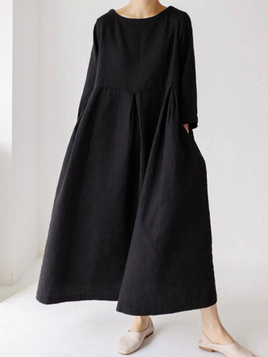 Luftiges Freizeitkleid mit Taschen