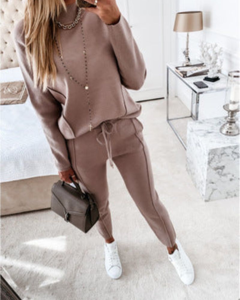 Heidi-Mode | Pullover und Hose Lounge Set
