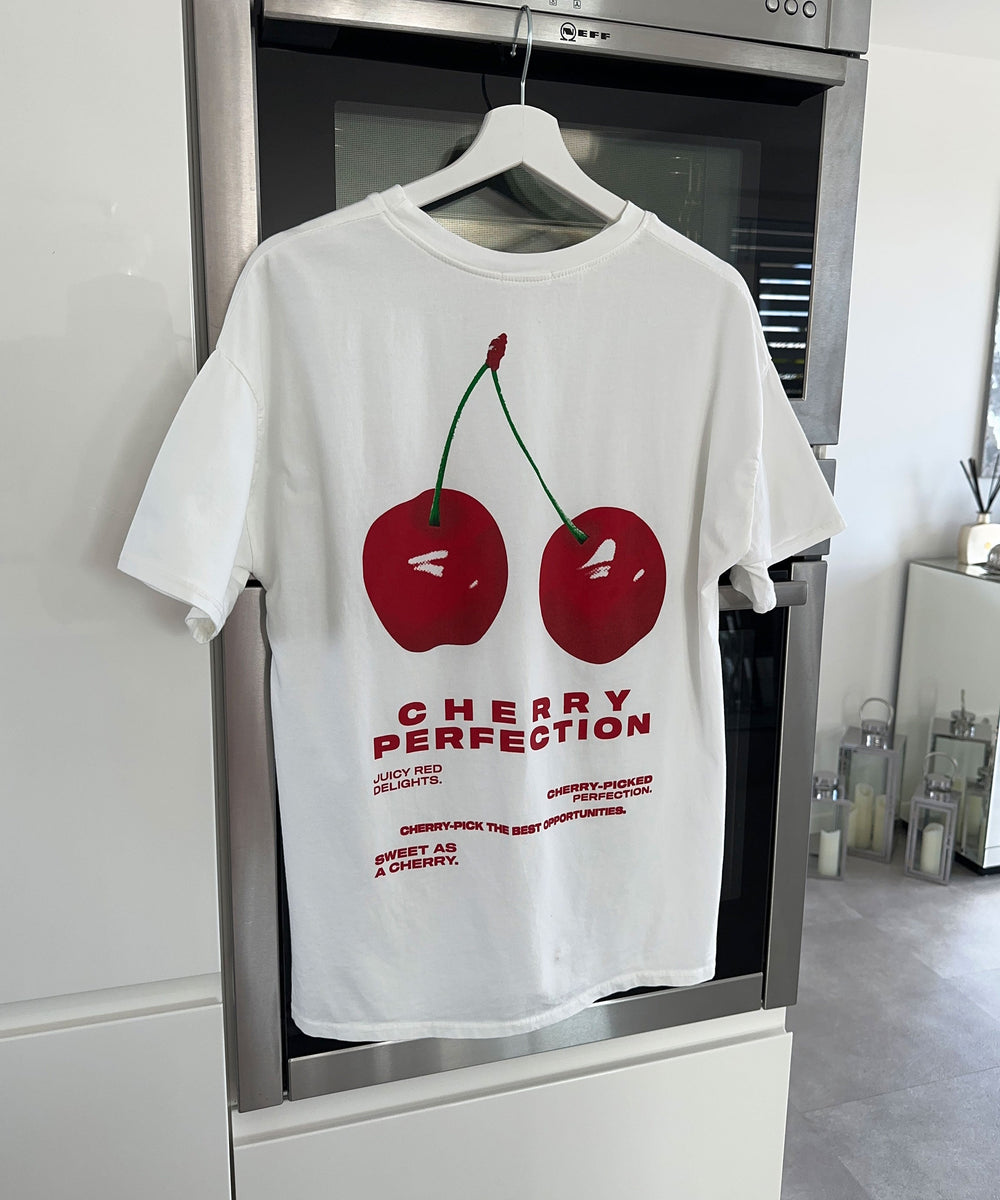 Shirt Cherry Weiß