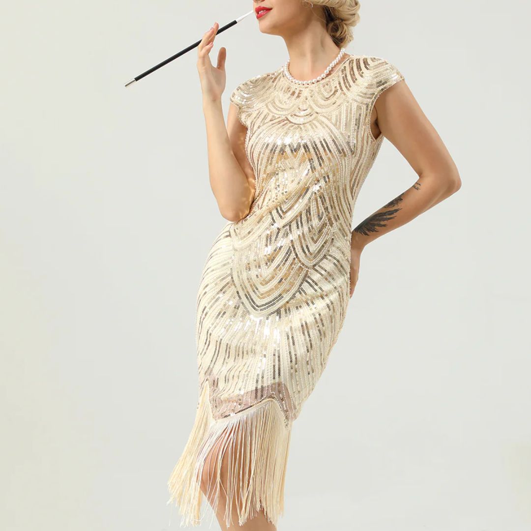 Heidi-Mode | 1920Er Gatsby-Stil Glitzerndes Kleid