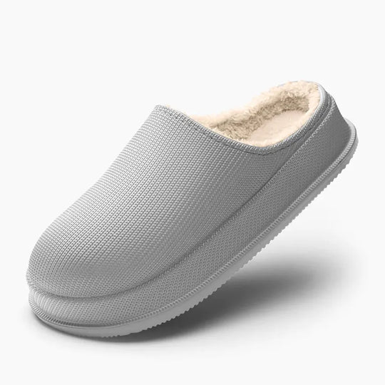 Warme Slipper mit Wollfutter