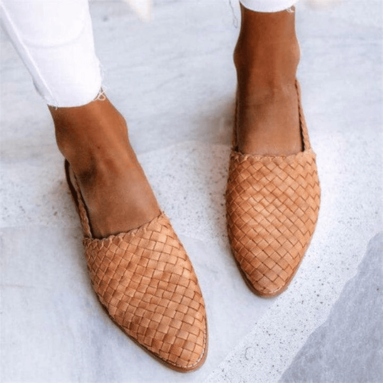 Heidi-Mode | Edle Geflochtene Ballerinas
