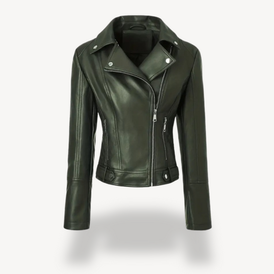 Heidi-Mode | Fake-Leder Bikerjacke für Frauen