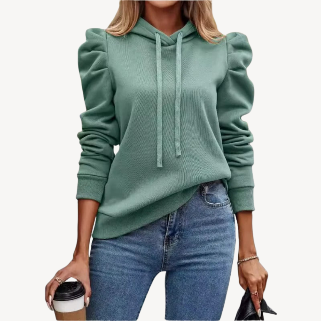 Heidi-Mode | Puffärmel Hoodie für Frauen
