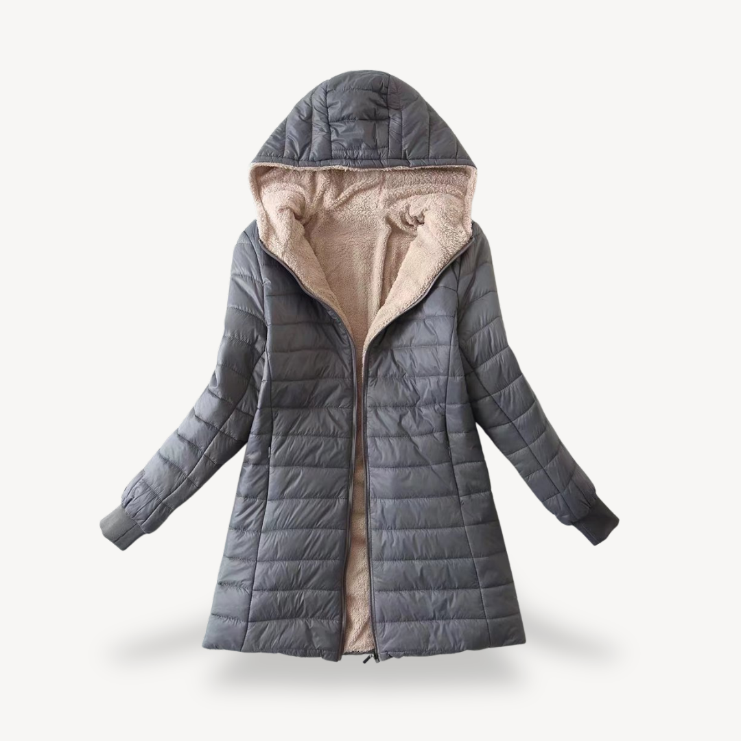 Heidi-Mode | Damen Sherpa Gefütterte Pufferjacke