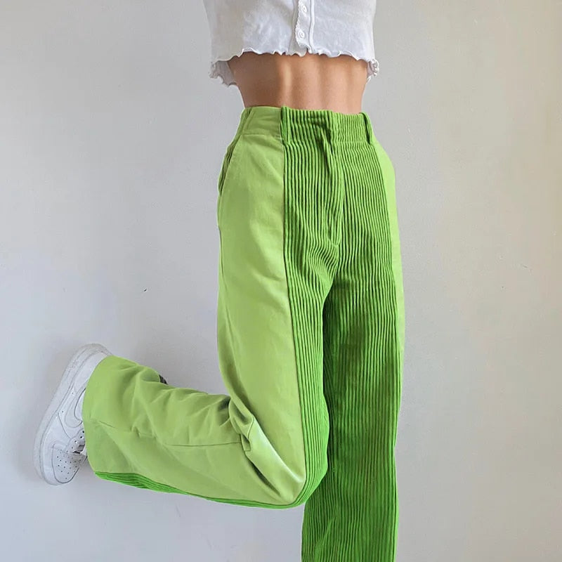 Vintage Patchwork Corduroy Hose