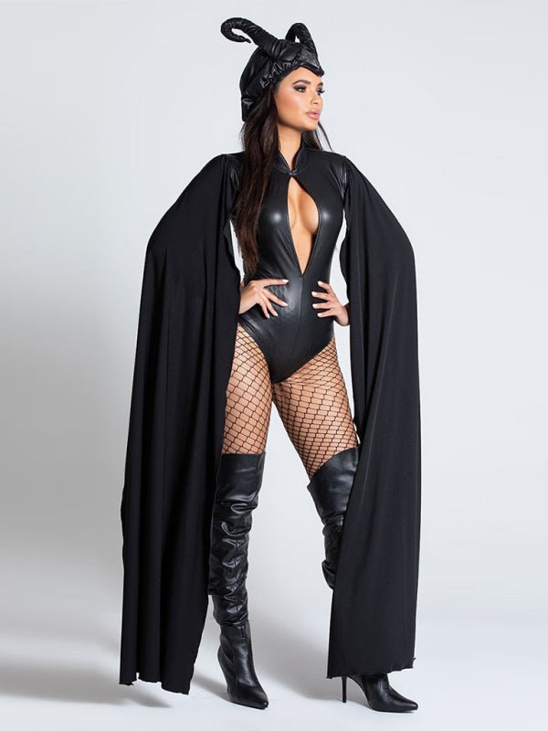 Heidi-Mode | Halloween Hexenkostüm Umhang Vampir Maskerade Kostüm