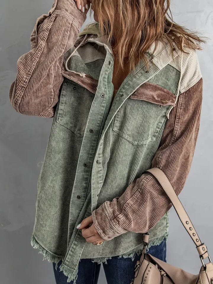 Heidi-Mode | Corduroy-Jacke Chic Zeitloser Stil Ideal für den Winter
