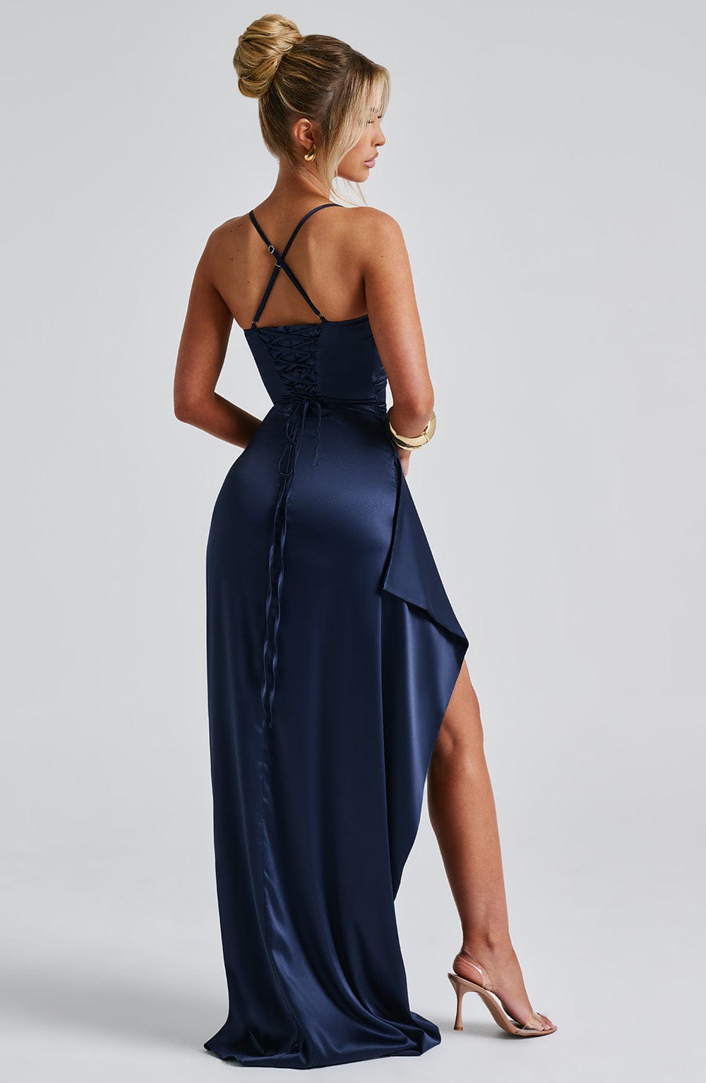 Heidi-Mode | Marineblaues Maxikleid