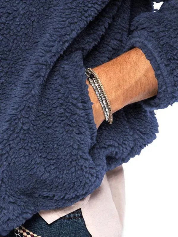 Heidi-Mode | Kapuzenfleece Männer Winterjacke