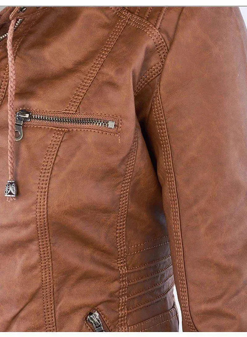 Heidi-Mode | Kapuzenlederjacken für Frauen