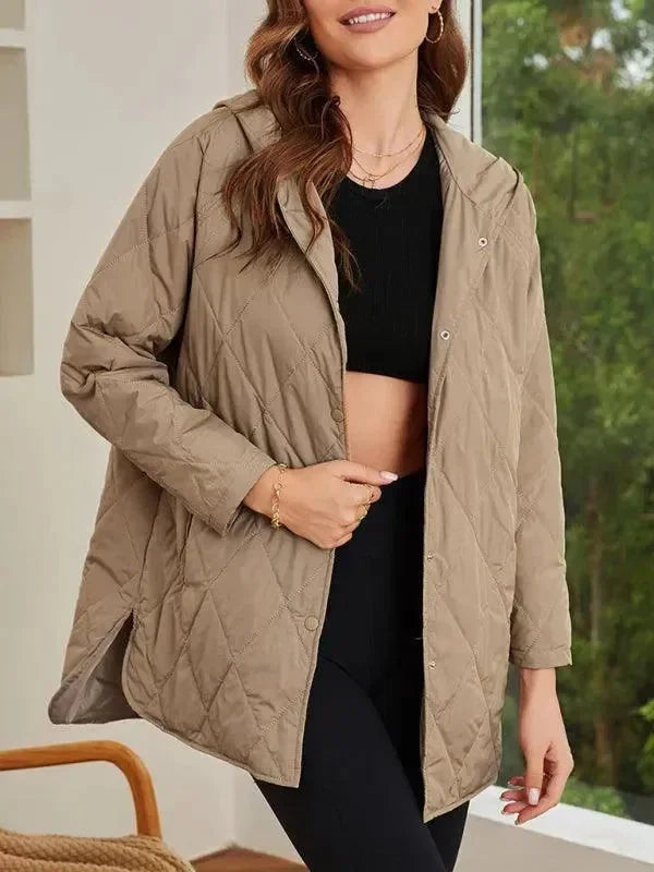 Heidi-Mode | Kapuzen Steppmantel Damen