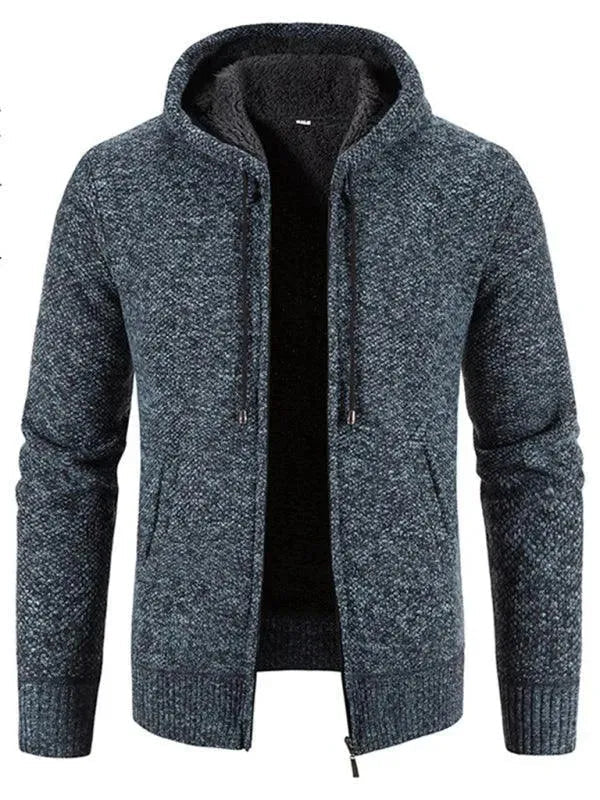 Heidi-Mode | Zipper Herren Strickjacke Pullover