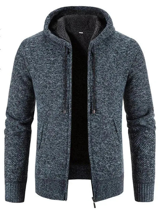 Heidi-Mode | Zipper Herren Strickjacke Pullover