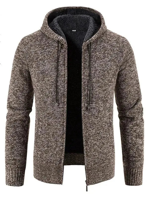 Heidi-Mode | Zipper Herren Strickjacke Pullover