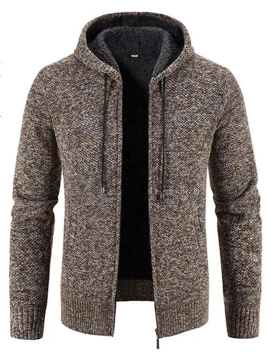 Heidi-Mode | Zipper Herren Strickjacke Pullover