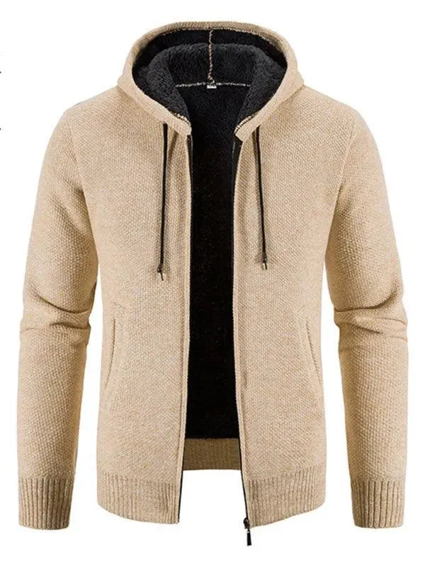 Heidi-Mode | Zipper Herren Strickjacke Pullover
