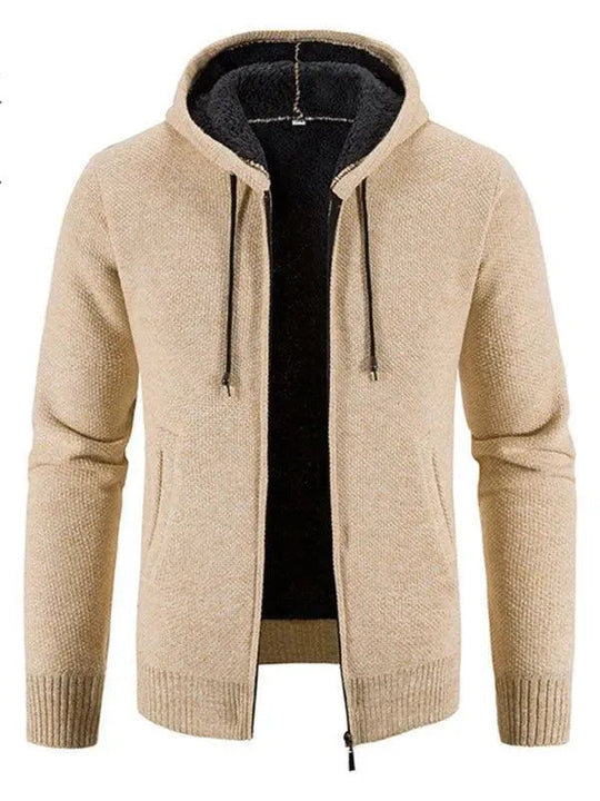 Heidi-Mode | Zipper Herren Strickjacke Pullover