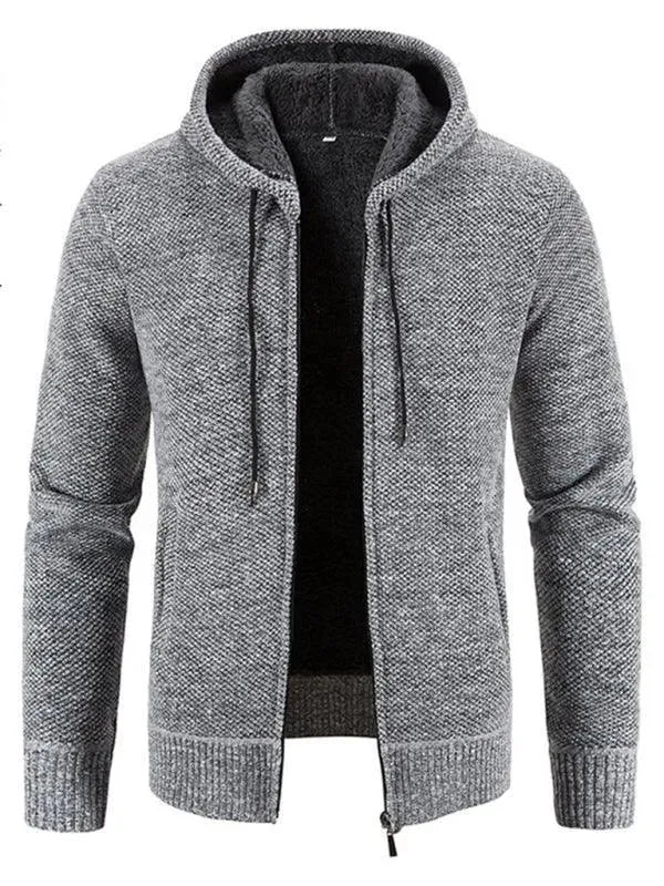 Heidi-Mode | Zipper Herren Strickjacke Pullover