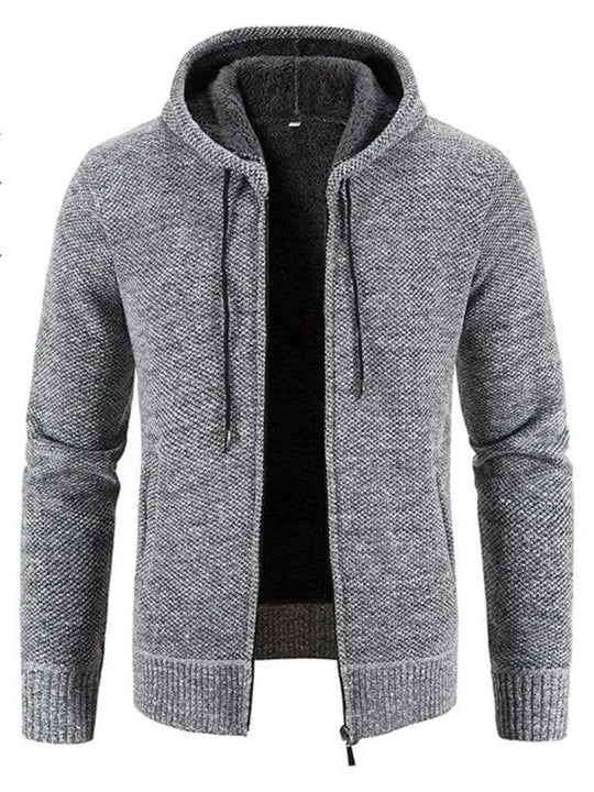Heidi-Mode | Zipper Herren Strickjacke Pullover