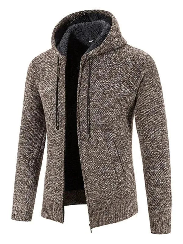 Heidi-Mode | Zipper Herren Strickjacke Pullover