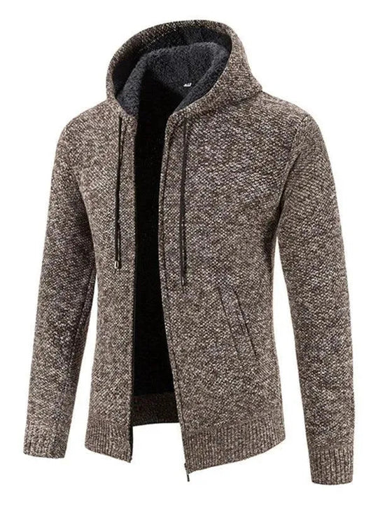 Heidi-Mode | Zipper Herren Strickjacke Pullover