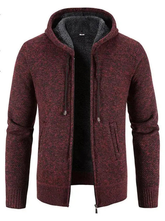 Heidi-Mode | Zipper Herren Strickjacke Pullover