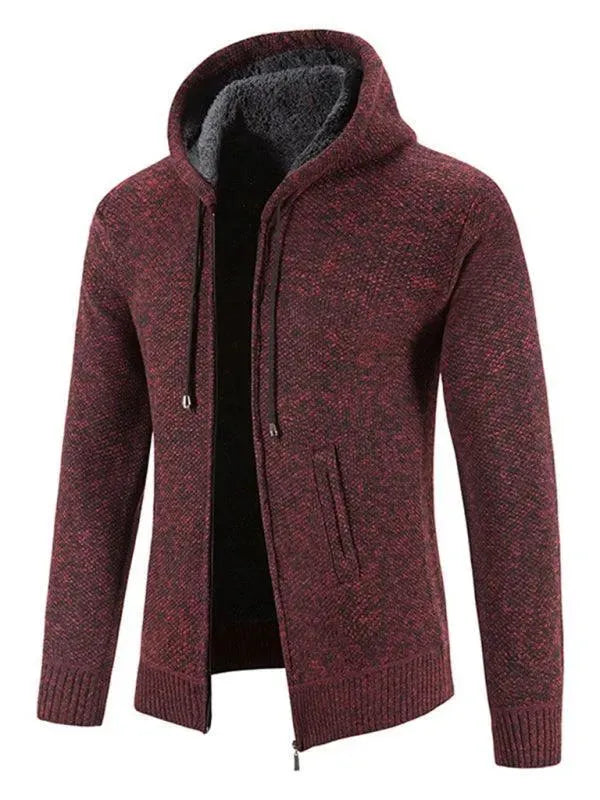 Heidi-Mode | Zipper Herren Strickjacke Pullover
