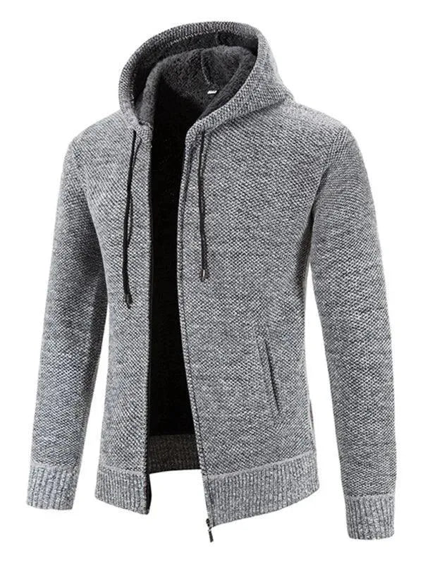Heidi-Mode | Zipper Herren Strickjacke Pullover