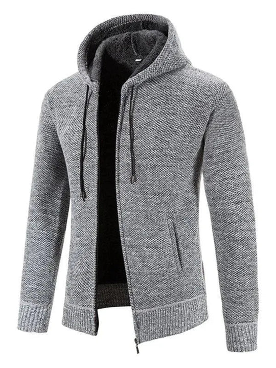 Heidi-Mode | Zipper Herren Strickjacke Pullover