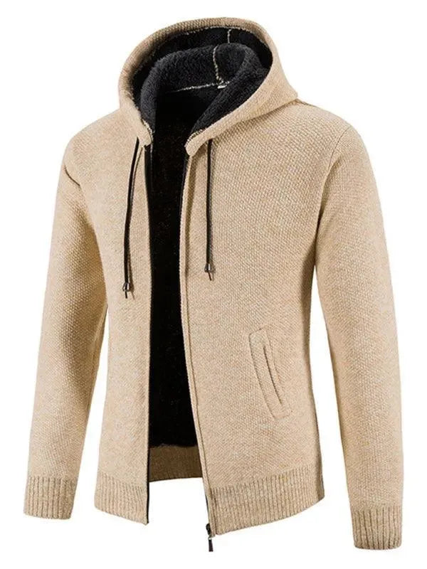 Heidi-Mode | Zipper Herren Strickjacke Pullover