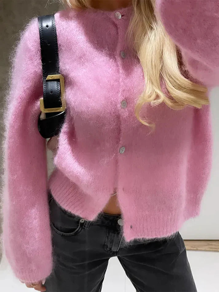 Heidi-Mode | Mohair Strickjacke