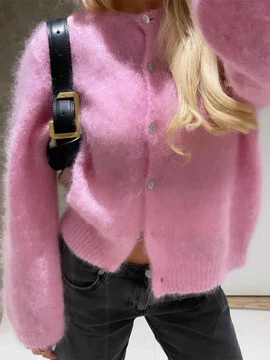 Heidi-Mode | Mohair Strickjacke