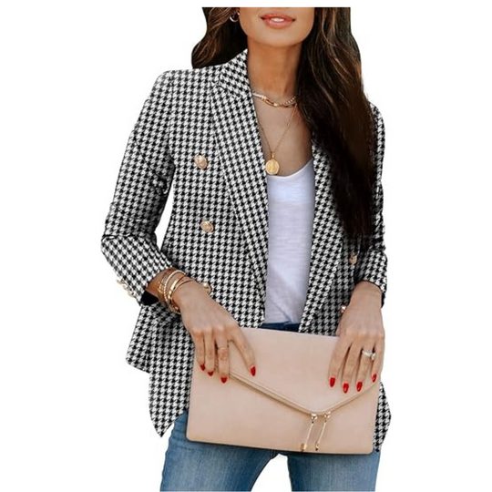 Heidi-Mode | Elegante Geknotete Blazer Für Frauen