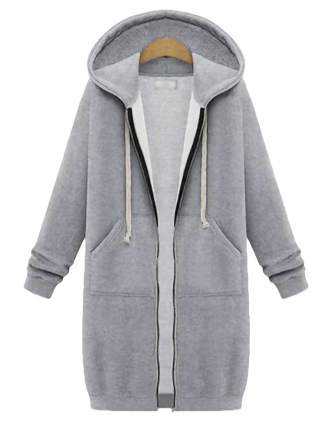 Heidi-Mode - Lässiger Herbst Hoodie mit Kordelzug für Frauen