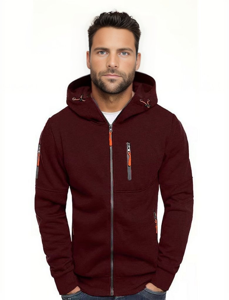 Heidi-Mode | Sportliche Herrenjacke mit Kapuze
