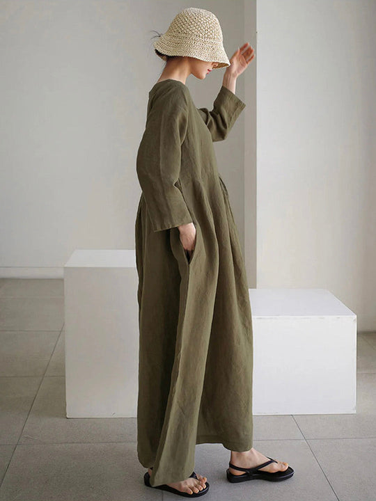 Luftiges Freizeitkleid mit Taschen