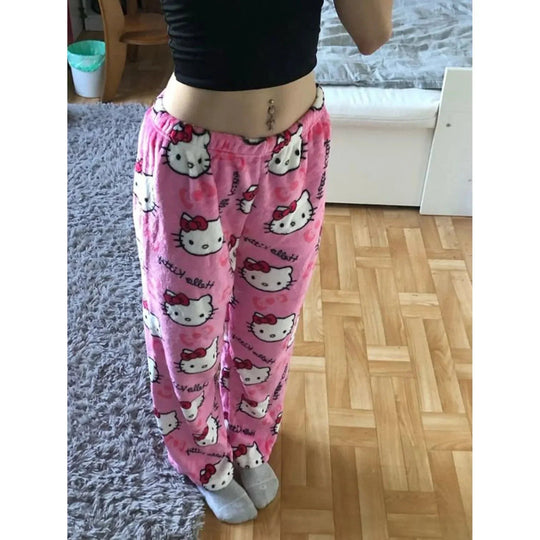 Heidi-Mode | Cyra Hose mit Katzenmuster