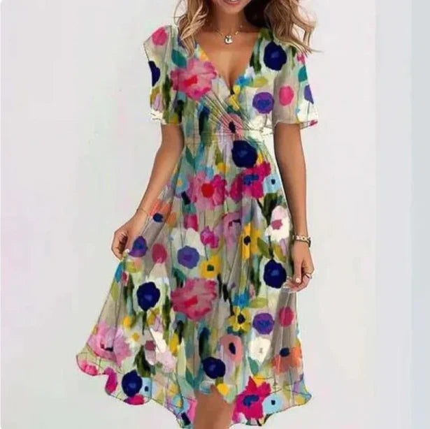 Heidi-Mode | Sommer-Wickelkleid für Mühelosen Chic Bei Damen