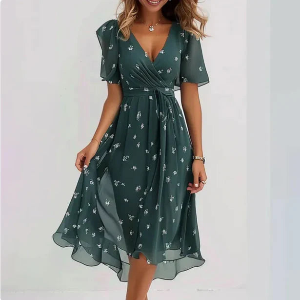 Heidi-Mode | Sommer-Wickelkleid für Mühelosen Chic Bei Damen