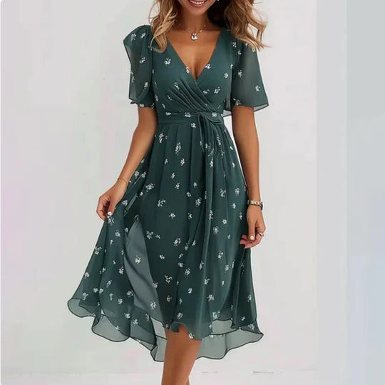 Heidi-Mode | Sommer-Wickelkleid für Mühelosen Chic Bei Damen