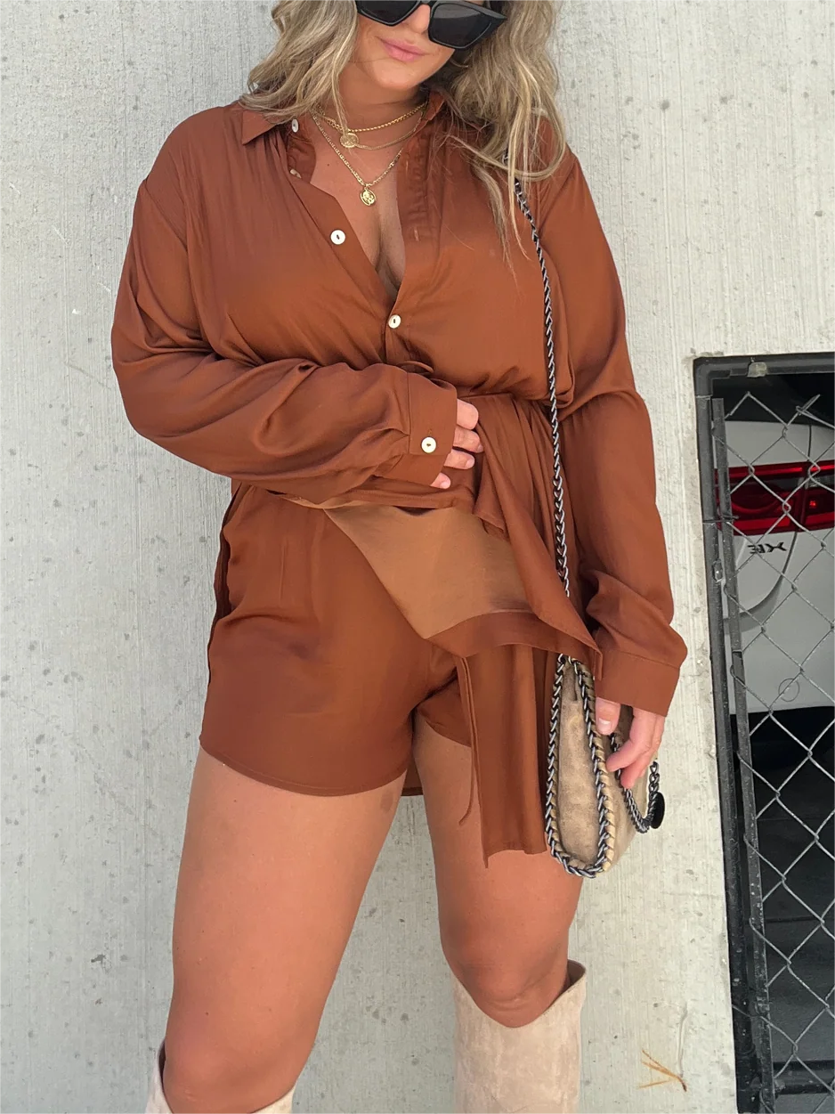 Heidi-Mode | Zeitloses Luxus Satin Set