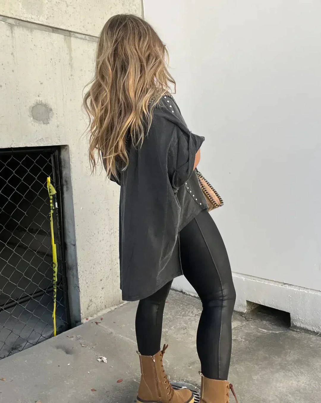 Heidi-Mode | Oversized Nieten T-Shirt