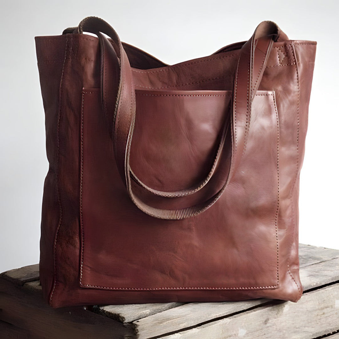stilvolle Tasche aus Leder