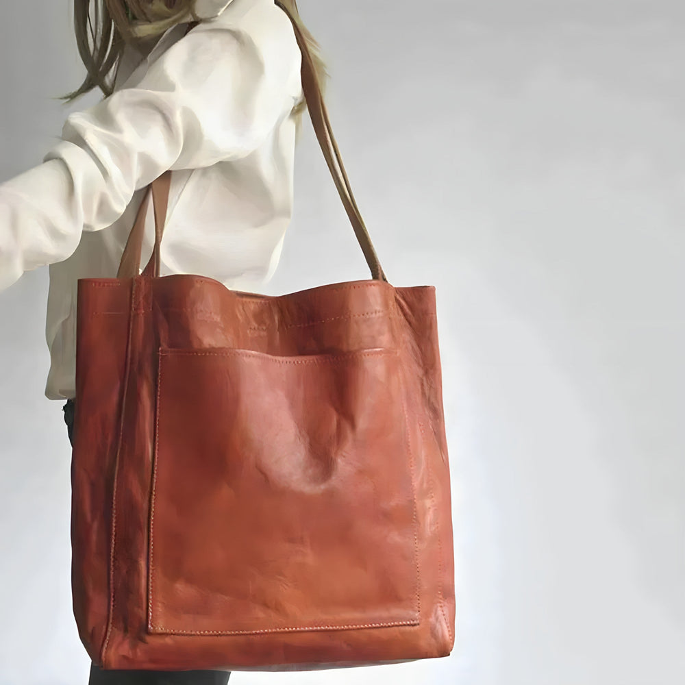 stilvolle Tasche aus Leder