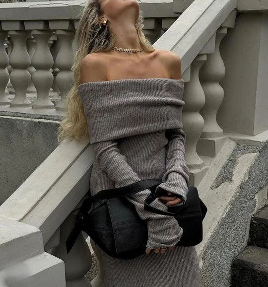 Heidi-Mode | Off-Shoulder Fitted Dress