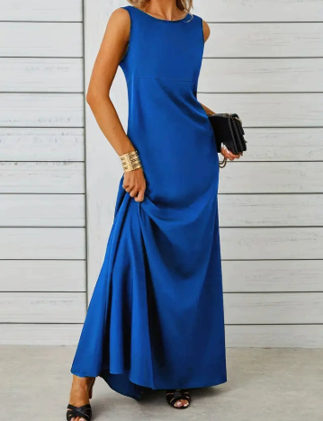 Heidi-Mode | Elegante Jacquard Kleid Ohne Ärmel